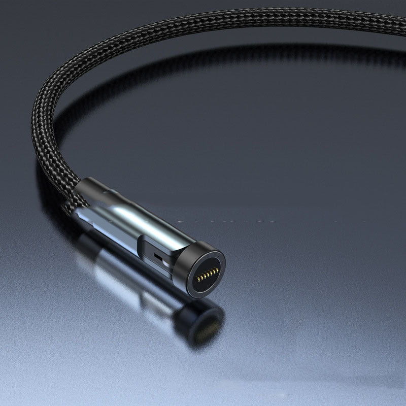 Compatible with Apple , Rotating 3A Fast Charging Magnetic Data Cable Compatible with Apple , Rotating 3A Fast Charging Magnetic Data Cable